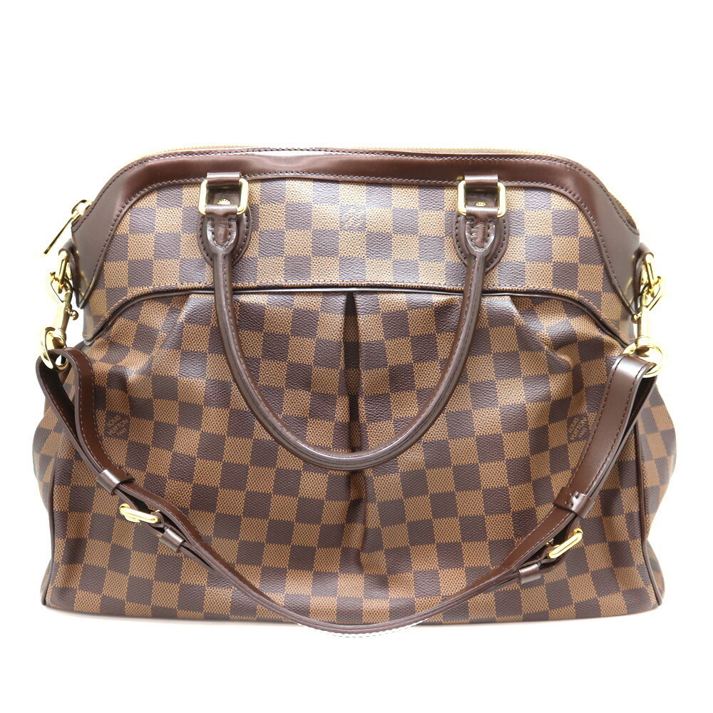 Louis Vuitton Trevi Handbag Shoulder Bag Brown Damier